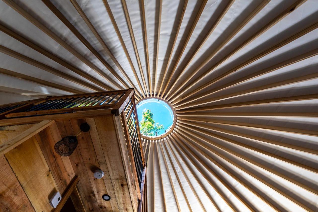 Yourtes Glamping Du Poisson Blanc Notre-Dame-du-Laus Dış mekan fotoğraf