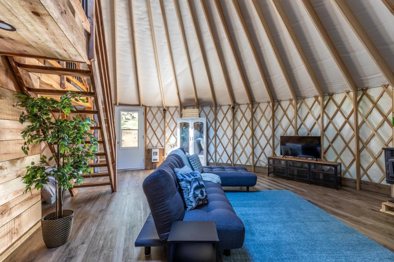 Yourtes Glamping Du Poisson Blanc Notre-Dame-du-Laus Dış mekan fotoğraf