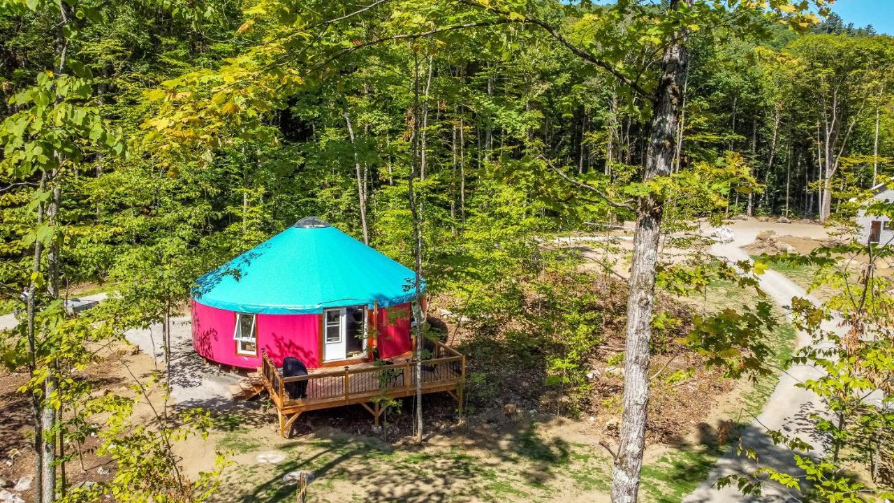 Yourtes Glamping Du Poisson Blanc Notre-Dame-du-Laus Dış mekan fotoğraf